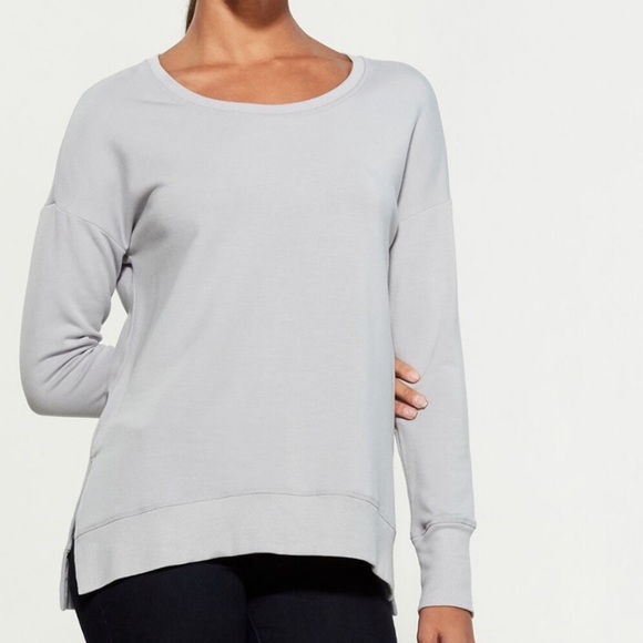 side split sweatshirt
